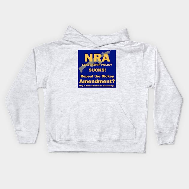 Repeal the Dickey Amendment Resist the NRA Kids Hoodie by wboune